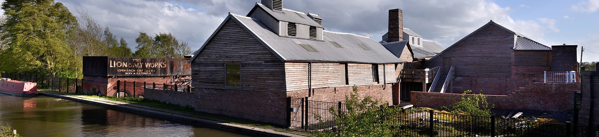 The Lion Salt Works in Marston, Cheshire, is a restored historic open-pan salt making site