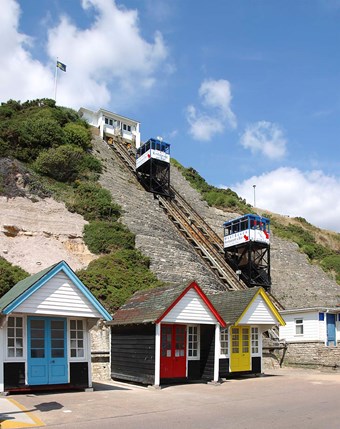 The West Cliff Railway at Bournemouth