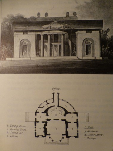 John Papworth’s design for a villa in 'Rural Residences' (1818)