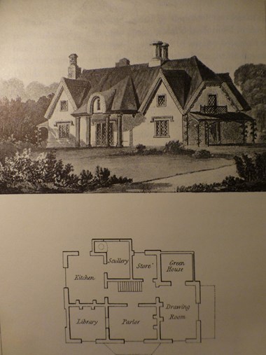 John Papworth’s design for a cottage orné in 'Rural Residences' (1818)
