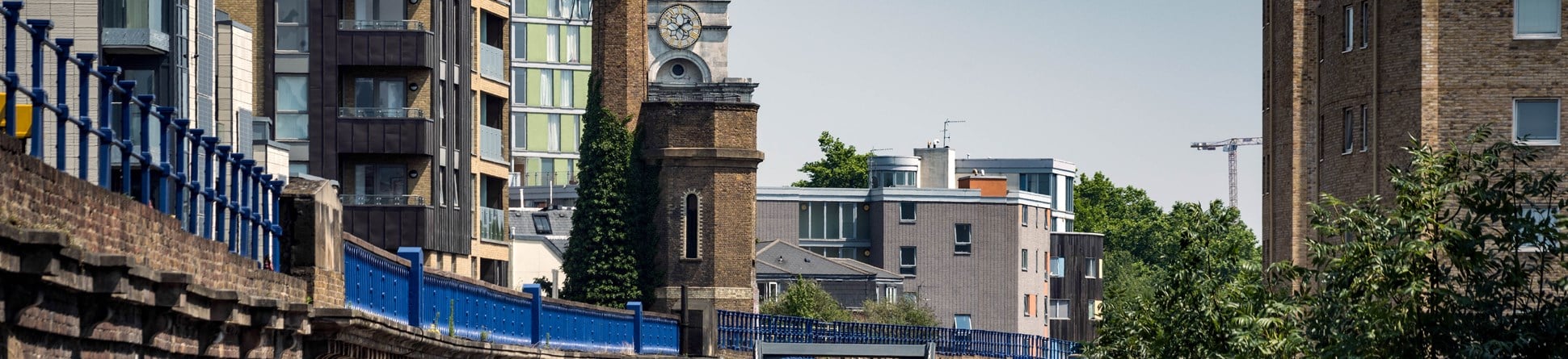 Accumulator Tower and Chimney, Limehouse Basin