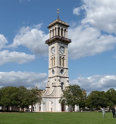 The Clock Tower in Caledonian Park