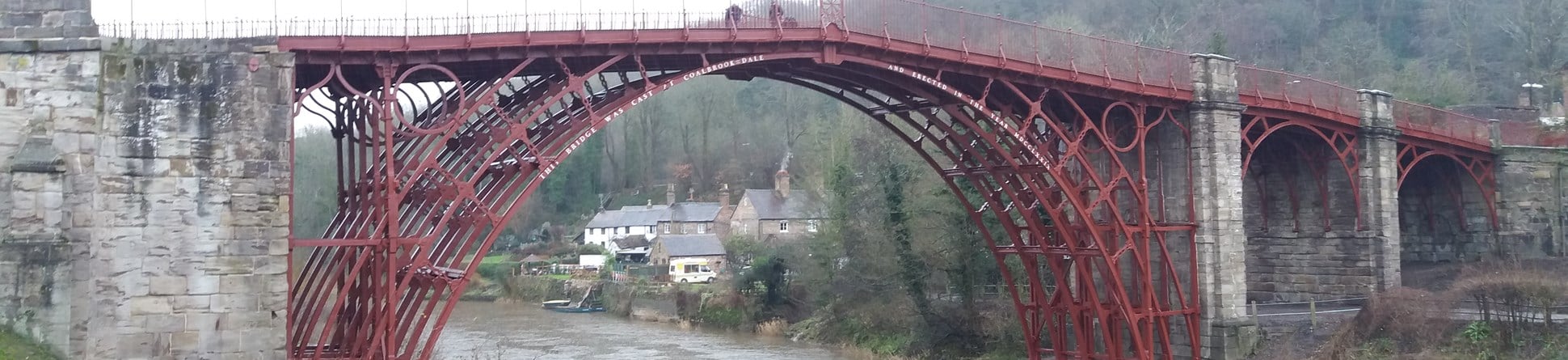 The Iron Bridge within the Ironbridge Gorge World Heritage Site, following the 2017/18 conservation project by English Heritage
