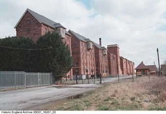 The Grade II Bass Maltings, in Sleaford. The complex was completed in 1907 when the area was a major producer of barley.
