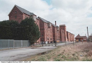 The Grade II Bass Maltings, in Sleaford. The complex was completed in 1907 when the area was a major producer of barley.