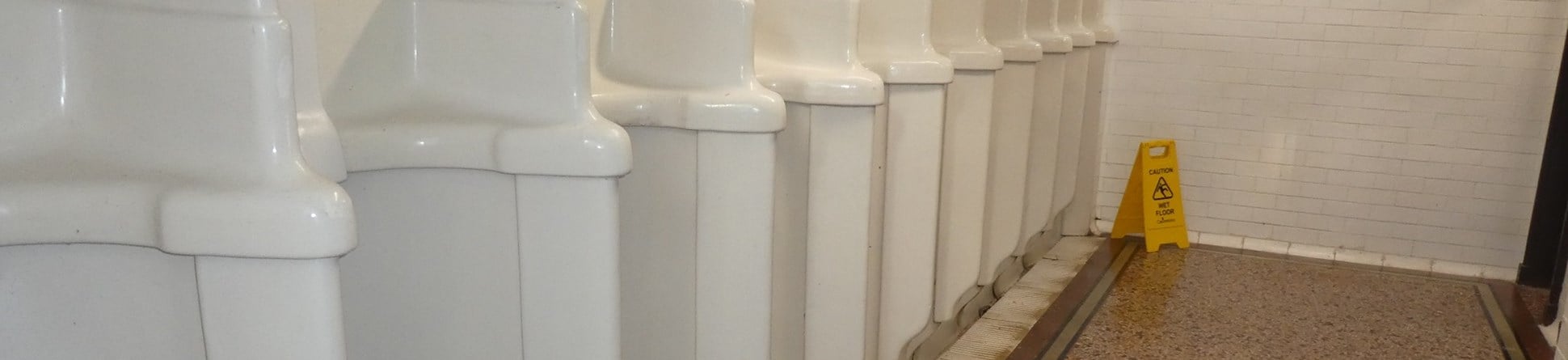 Urinals at Seaburn public conveniences