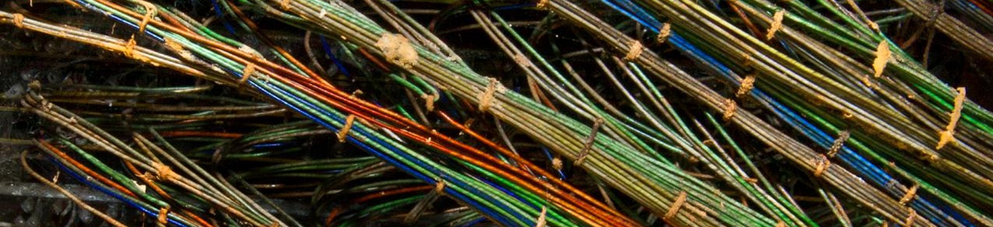 multi-coloured electrical wiring