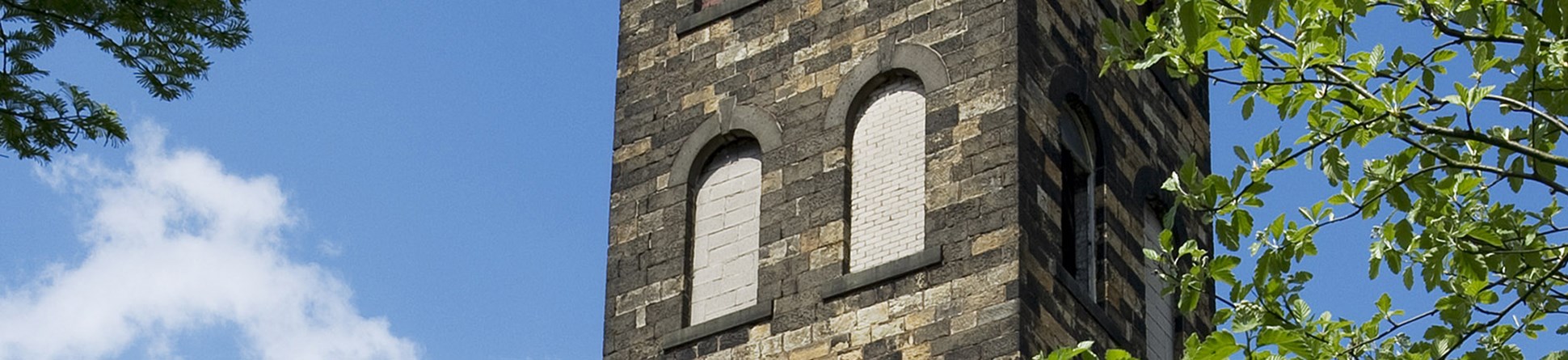 Weavers' Triangle Tower in Burnley, Lancashire - a vacant historic building