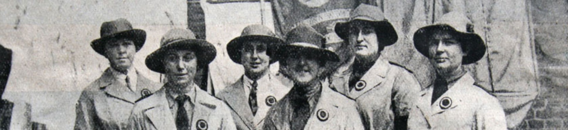 Land girls during the First World War