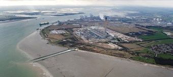 The Isle of Grain, now a focus for modern industrial activity
