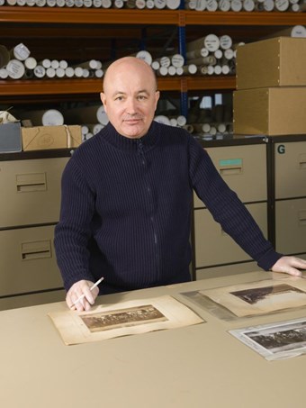 Archive acquisitions officer at work