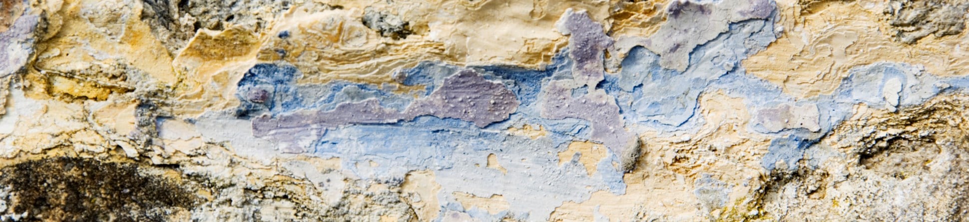 Close-up image of a limewashed wall.