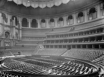 The interior of the Albert Hall, London