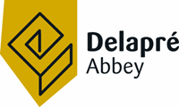 The logo of Delapre Abbey.
