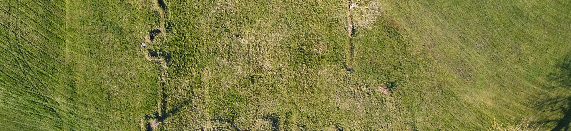 A vertical image shows the outline of Belhus Hall, formerly on the site of Belhus Park golf course
